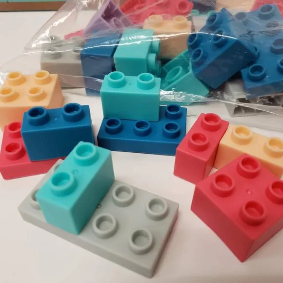 New 48pc Mini Soft Building Bricks - Picture 9 of 16